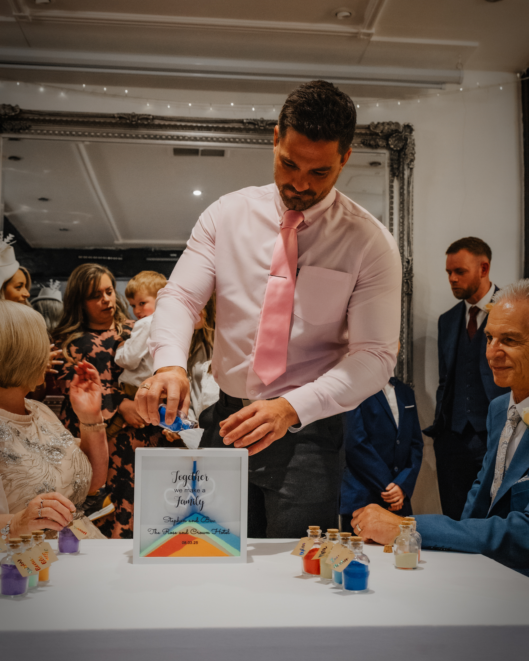 Deb Reed Celebrant Colchester Essex, performing the ceremony at Stephen and Bevs wedding.